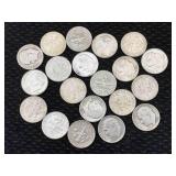 20-silver Dimes 90% Silver