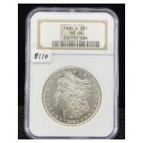 1880 S Silver Morgan Dollar Ngc Ms64