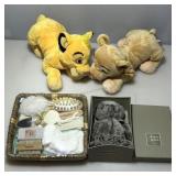 2 Disney Stuffed Animals - Lion King, Baby teddy