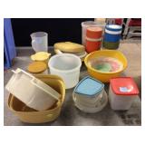 Assorted Vintage Tupperware.