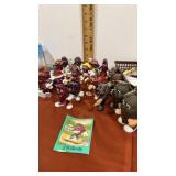 Lot of 1 to 2 inch California raisin figures and