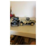 Lot of 2 Ford model A diecast 1/8 scale
