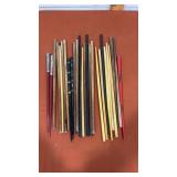 Lot of wooden souvenir Chinese chop sticks