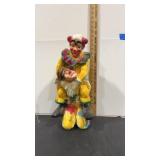 Clown Piggyback Small Statue