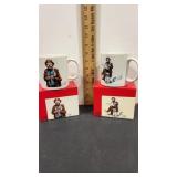 Emmett, Kelly circus collection, coffee cups