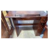 Wooden sewing desk with Kenmore sewing machine