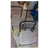 4 folding chairs