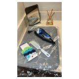 Bathroom mirror ,  menï¿½s , shaver and more