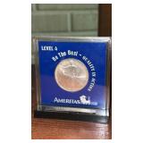 1995 one Troy ounce silver coin