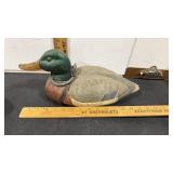 Mallard wooden duck decoy