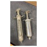 Metal  veterinary   syringes