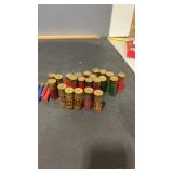 Lot of 22 old 12 gauge shot gun shells jncluding