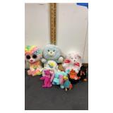 TY beanie babies , padding on bear figurine and