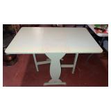 Vintage wooden drop leaf  table approximately 2