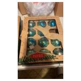 Shine brite vintage Christmas ornaments