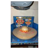 New old stock Mexican hat, chip, and salsa bowl