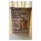 West bend 30 cup insulated automatic coffee maker