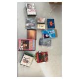 Lot of Cassettes, Stamps, DVDs, Beatrice Map