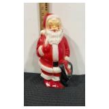 1968 Santa Claus blow mold approximately 13" tall