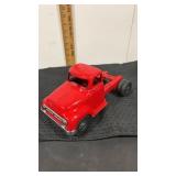 Red tonka toy truck 1950