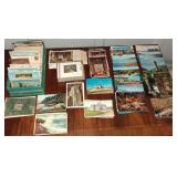 Assorted Vintage Postcards and Travel Photos /