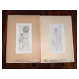 C. 1902 Hans Bellmer Engravings (2)