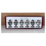 C. 1920 National Sterling Silver Salt & Peppers- 6