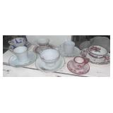 Assorted Collection of Tea Cups & Saucers - 7