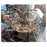 Vintage Faux Antler Chandelier