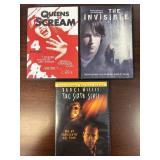 Horror Movies - 3 on DVD