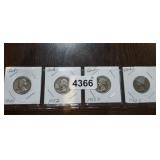 (4) SILVER WASHINGTON QUARTERS