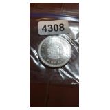 AZTEC,  .999 FINE SILVER, 1 OUNCE ROUND