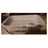 CORNING WARE 10 1/2 X 6 BAKING DISH