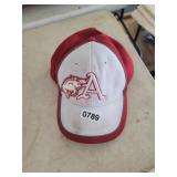 RUSSELL RAZORBACK CAP, ADJUSTABLE