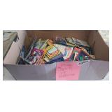 BOX FULL OF BALL CARDS AND POKEMON CARDS