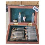 BOX OF VIALS