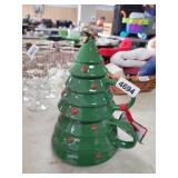 CHRISTMAS TREE STACKED MUGS