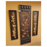 3PCS METAL WALL DECOR