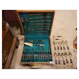 BRASS SILVERWARE SET