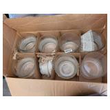 BOX OF CENTERPIECE VASES