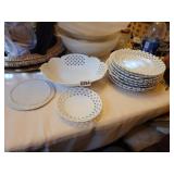 WHITE LACE DISHES