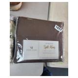 BROWN 7PC KING SHEET SET