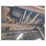 SCRAP WOOD IN RAFTERS *BRING LADDER