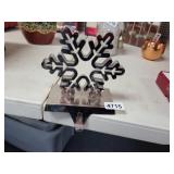 SNOWFLAKE STOCKING HOLDER