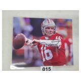 JOE MONTANA SIGNED PHOTO WITH COA