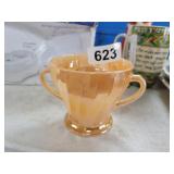 FIRE KING PEACH LUSTER CUP