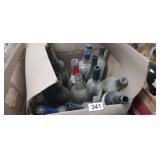 BOX OF VARIOUS WINE BOTTLES