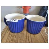 (2) BAKEWARE MUGS