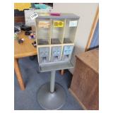 VENDSTAR VENDING MACHINE 3 SECTION  (NO KEYS)