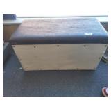 CHEST WITH PADDED LID